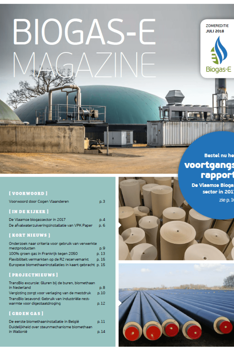 Biogas-E magazine zomer 2018
